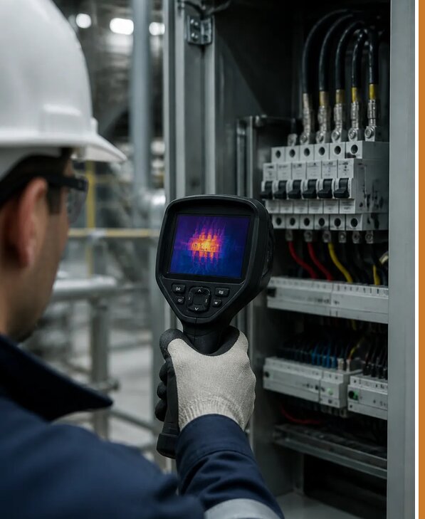 Тепловой контроль оборудования в Тюмени для безопасности работ